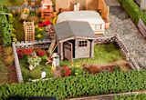 Faller 180492 Allotments with small garden house