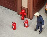 Faller 180950 6 Extinguishers and 2 hydrants