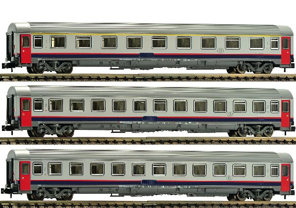 Fleischmann 814508 3 Piece Set Eurofima Coaches SNCB