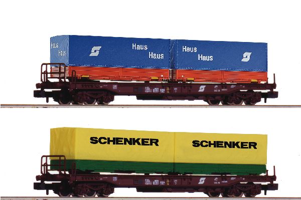 Fleischmann 845376 2 Pcs Set Standard Pocket Wagon OBB