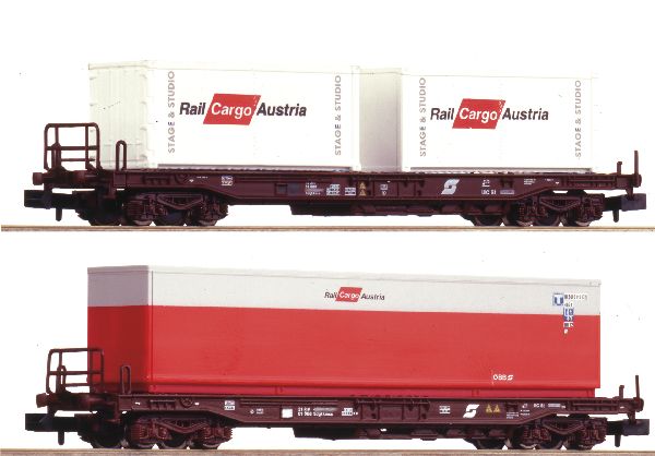 Fleischmann 845377 2 Pcs Set Standard Pocket Wagon OBB