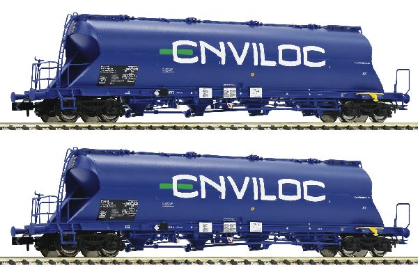 Fleischmann 849004 2 Pcs Set Dust Silo Wagon ENVILOC