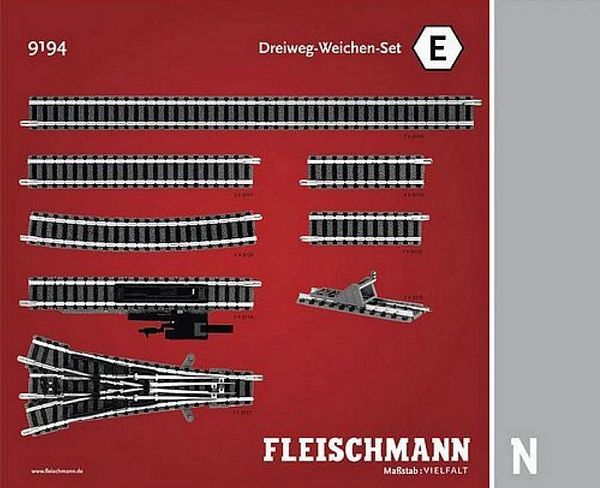 Fleischmann 9194 Track Pack Set E
