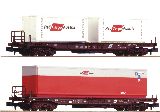 Fleischmann 845377 2 Pcs Set Standard Pocket Wagon OBB