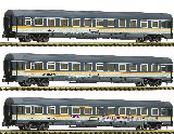 Fleischmann 881901 3 Piece Set Eurofima Wagons Alex