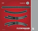 Fleischmann 9191 Track Pack Complete Set D