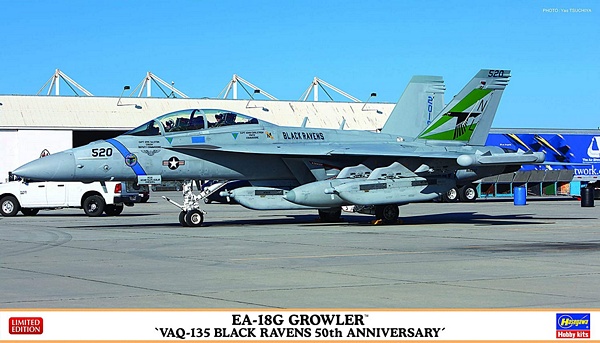 Hasegawa 02351 EA-18G Growler VAQ-135 Black Ravens 50th Anniversary