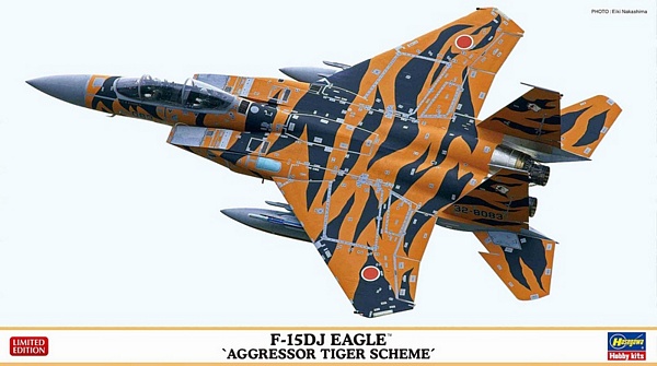 Hasegawa 02392 F-15DJ Eagle Aggressor Tiger Scheme