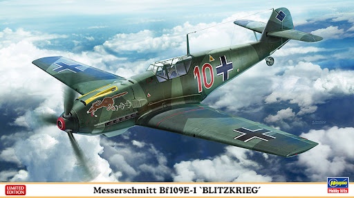 Hasegawa 07478 Messerschmitt Bf109E-1 Blitzkrieg