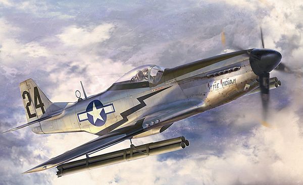 Hasegawa 08244 P51D Mustang with Rocket Tubes