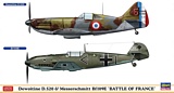 Hasegawa 02332 Dewoitine D520 and Messerschmitt Bf109E Battle of France