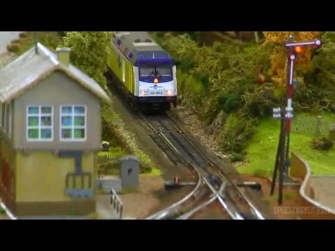 Great video with Marklin trains and incredible scenery