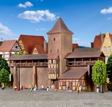 Kibri 37108 Defence tower with wall in Rothenburg