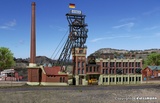 Kibri 37228 Mine head tower with machine house and coal washery