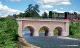 Kibri 37660 N or Z Erzberg bridge with ice breaking pillars single track