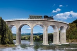 Kibri 37665 Albula viaduct with ice breaking foundations curved single track