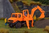 Kibri 18480 UNIMOG with Excavator Kit