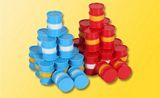 Kibri 39386 H0 Deco-set Oil Drums 32 Pieces