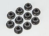 Kyosho N4045F Nut Flanged 10 Pc