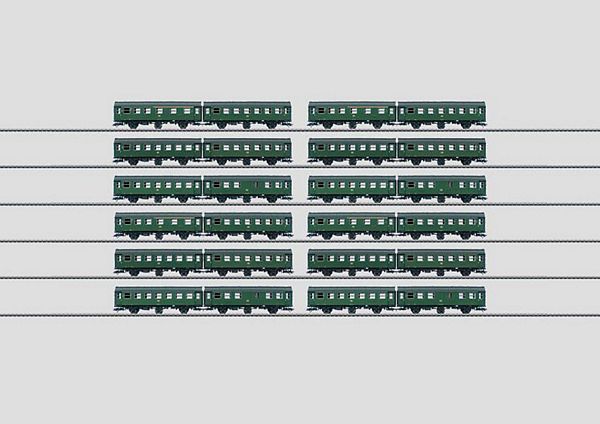 Marklin 00795 1 Umbauwagen Set of 3 Pairs of Cars