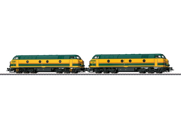 Marklin 37602 Class 55 Diesel Loco as a Double Unit SNCB/TVM V