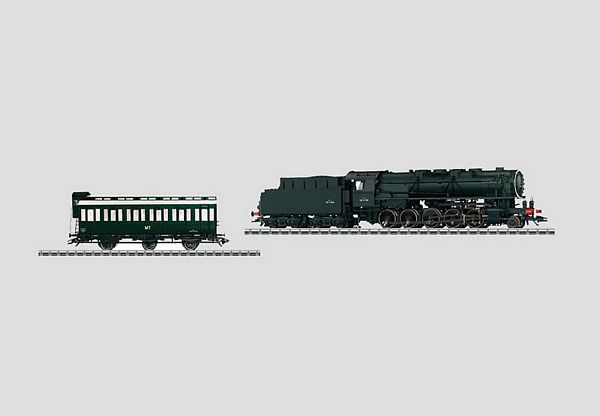 Marklin 37887 Locomotive w-Tender and Crew Car