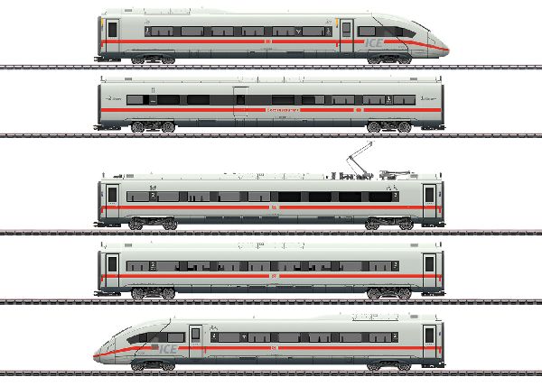 Marklin 39714 Class 412-812 Powered Railcar Train