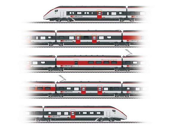 Marklin 39812 Class RABe 501 Giruno High-Speed Rail Car Train