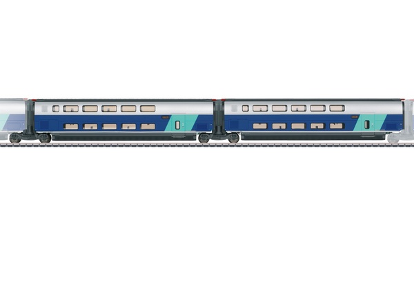 Trix 23488 Add on Car Set 2 TGV Duplex EpVI