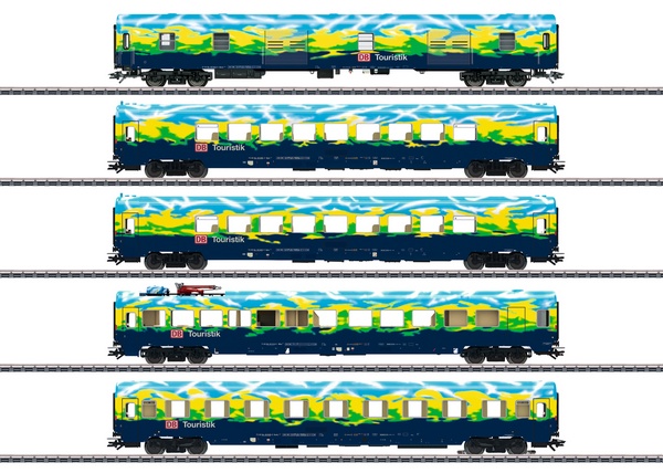 Marklin 43879 Touristikzug Passenger Car Set