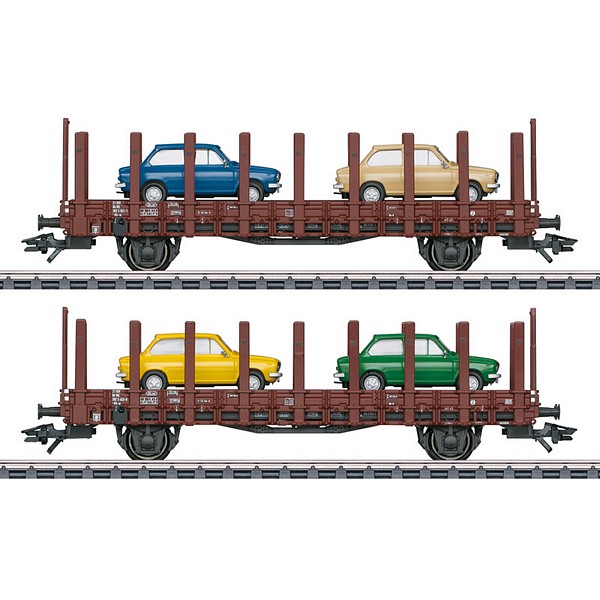 Marklin 46404 DAF 66 Flat Car Set