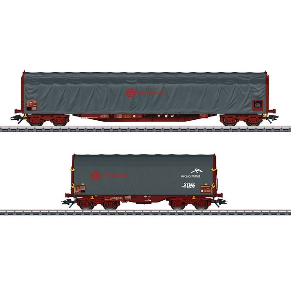 Marklin 47102 Sliding Tarp Car Set