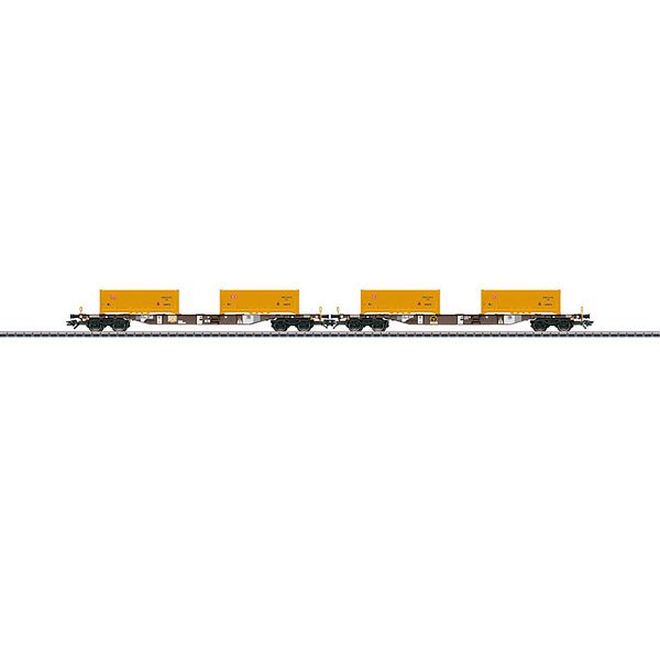 Marklin 47130 Soil Excavation Stuttgart 21 Container Transport Car Set