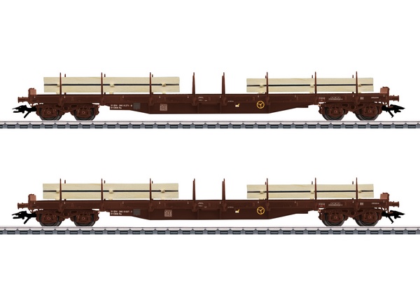 Marklin 47150 Lumber Flat Car Set