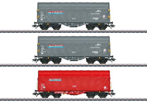 Marklin 47224 Sliding Tarp Car Set Nacco NL EpVI