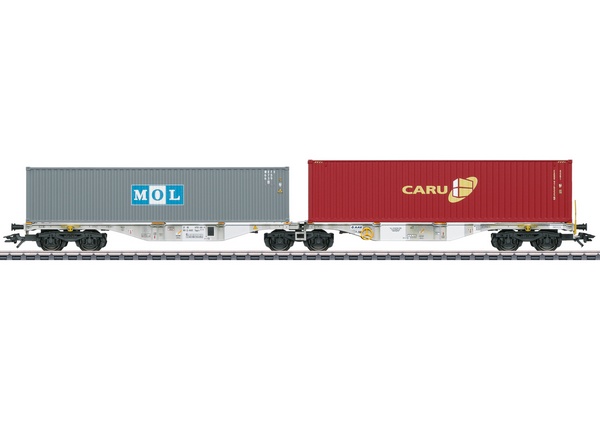 Marklin 47811 Type Sggrss 80 Double Container Transport Car
