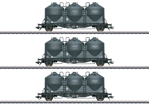 Marklin 48264 DB Kds 67 Powder Silo Car Set