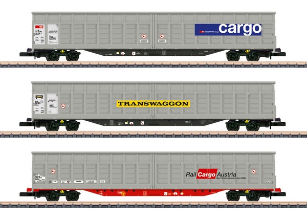 Marklin 82418 Sliding Wall Boxcar Set EP VI