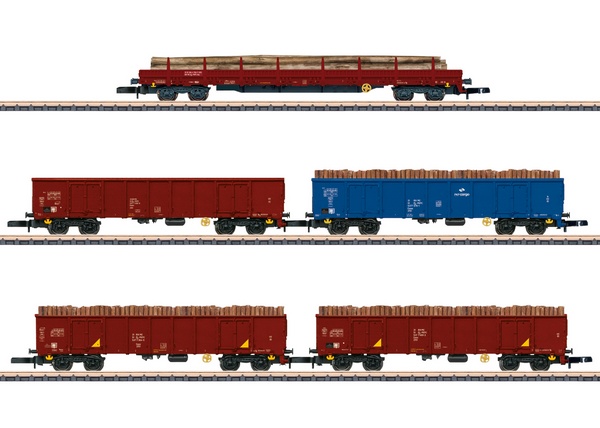 Marklin 86683 PKP Lumber Car Set