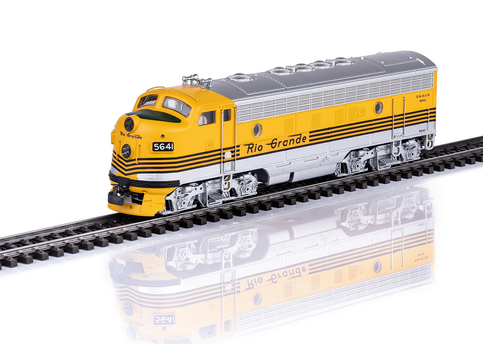 Marklin AC HO 1:87 USA RIO GRANDE EMD F7 DIESEL LOCOMOTIVE