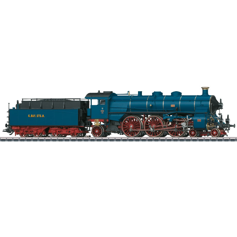 Märklin HOゲージ 蒸気機関車 赤 39438.jpg
