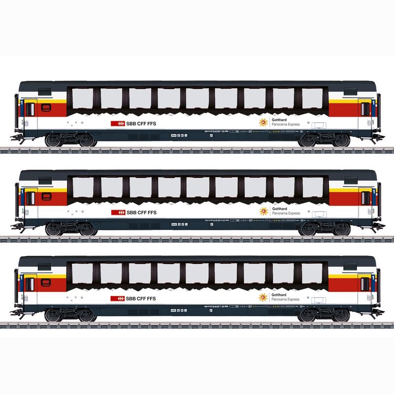 Marklin 43650 Gotthard Panorama Express Train Passenger Car Brand New 