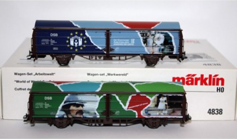 HOゲージ貨車marklin 4836 ロングビールボックスカー SBB