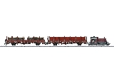 Marklin 26602 Class Kof II Diesel Locomotive Train Set