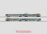 Marklin 37421 Electric Rail Car Train Serie ELD4 NS