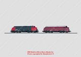 Marklin 37670 Set with 2 Diesel Locomotives BR MY 1100 DSB