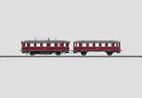 Marklin 37706 Diesel Powered Rail Car with a Trailer Car VT75