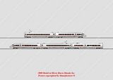 Marklin 37786 Powered Rail Car Train BR 406 MF DB AG