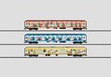 Marklin 43869 Mouse Show Train Passenger Car Set