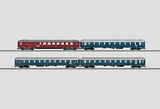 Marklin 43918 Express Train Passenger Car Set F-Zug 4 Merkur A4um WR4u